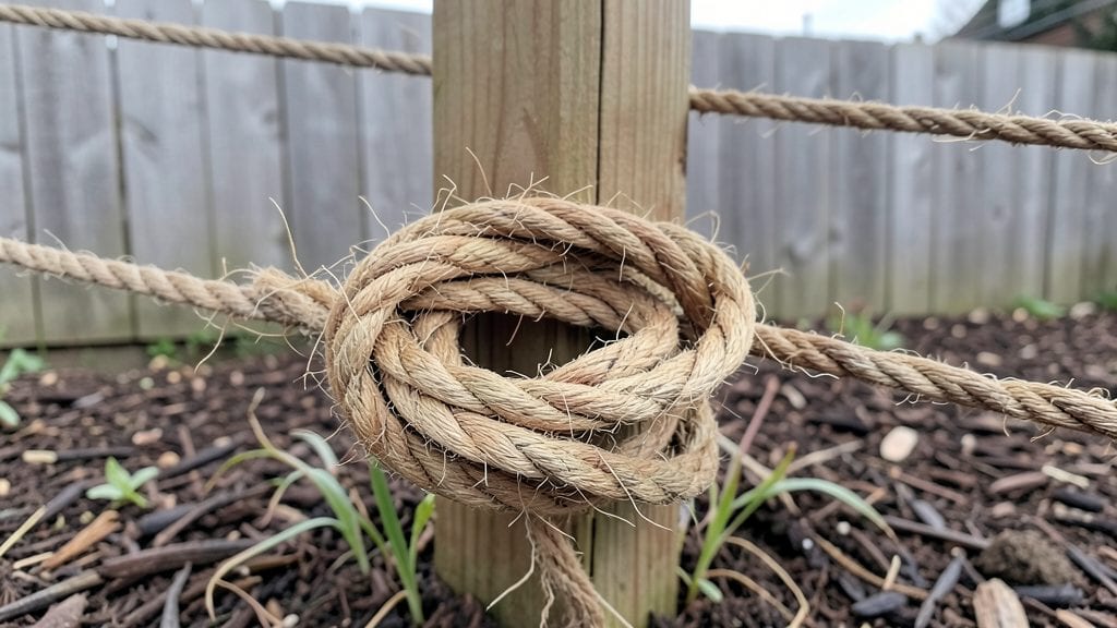 Garden Rope Fence: Modular Privacy Screen for Compact Spaces