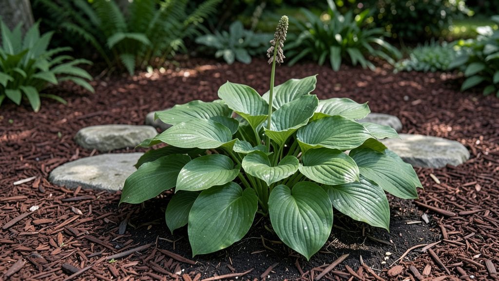 Pics of Hosta Gardens: Lush Year-Round Privacy With Minimal Pruning Needs